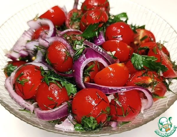 Закуска из помидоров черри